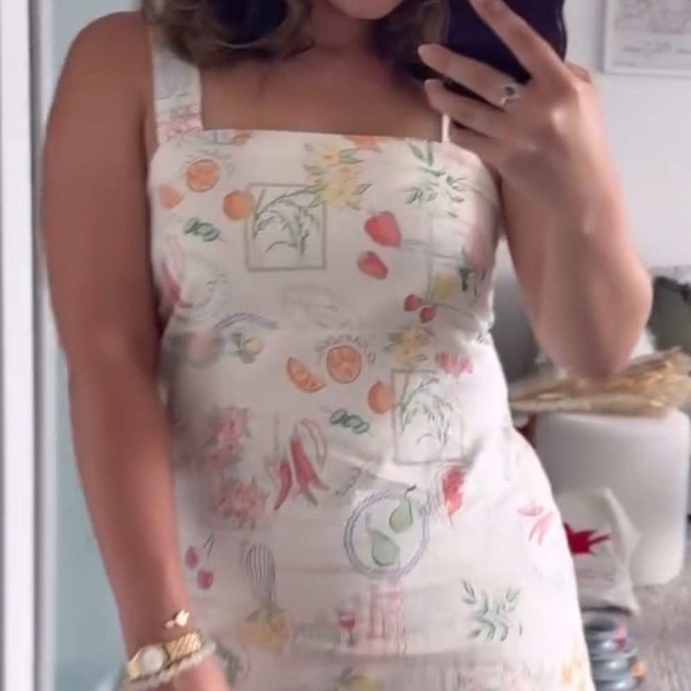 Colorful Patterned Sleeveless Dress